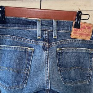 Lucky Brand Jeans, size 6, long inseam, dark blue, wide leg